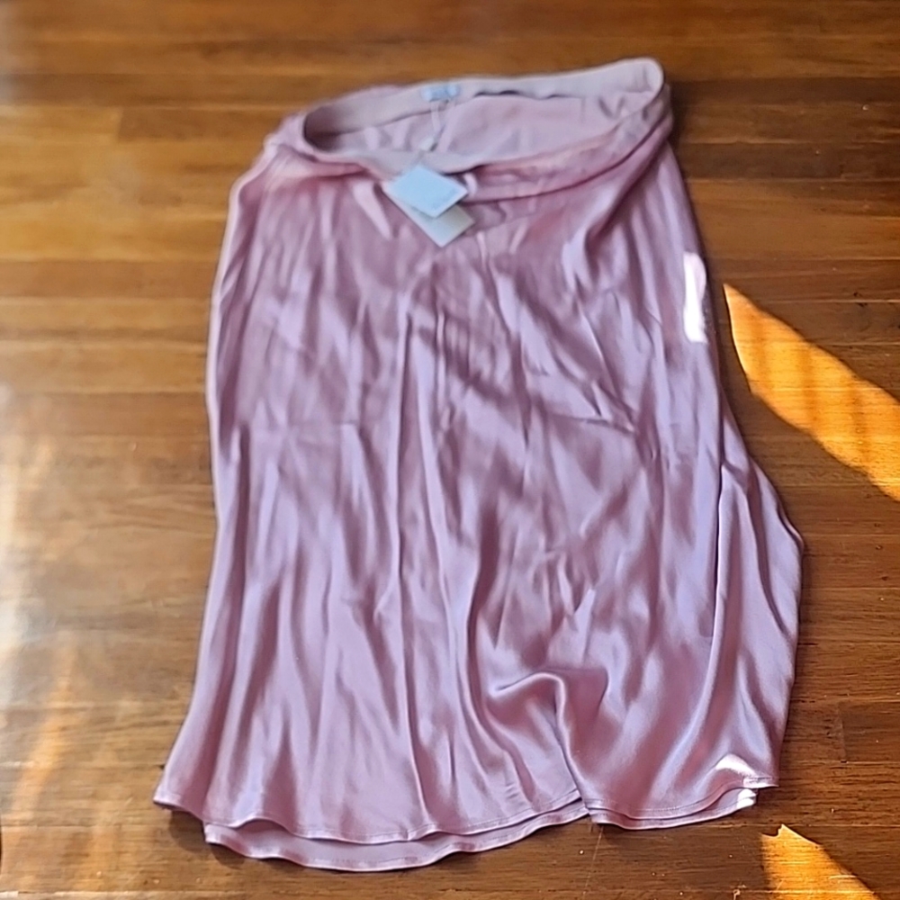 Pink Rails Bias Skirt